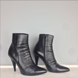 Saint Laurent Lather Booties